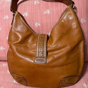 MICHAEL Michael Kors Brown Leather Hobo Bag